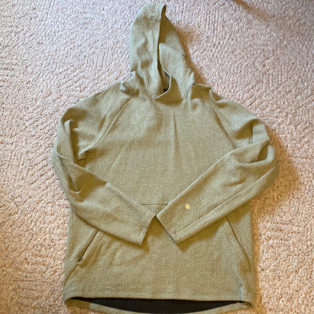 Lululemon At Ease Hoodie Sz Large green